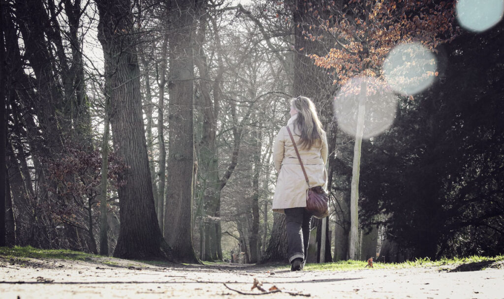 Anika Otten, Weg zurück zu mir, Bild bei einem Spaziergang durch den Wald